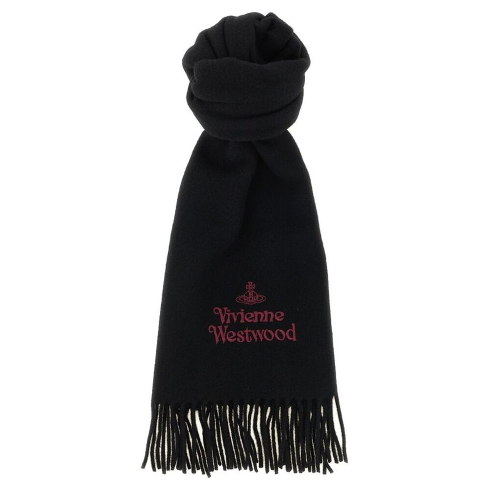 Vivienne Westwood Black Wool Women's Foulard